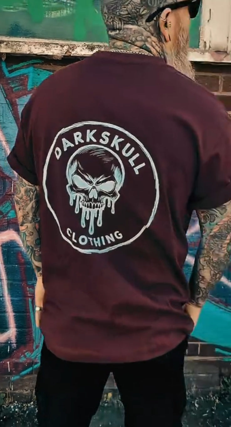 Drippy skull T-shirt