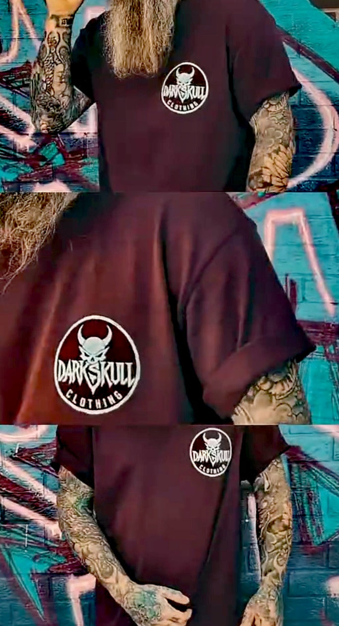 Drippy skull T-shirt