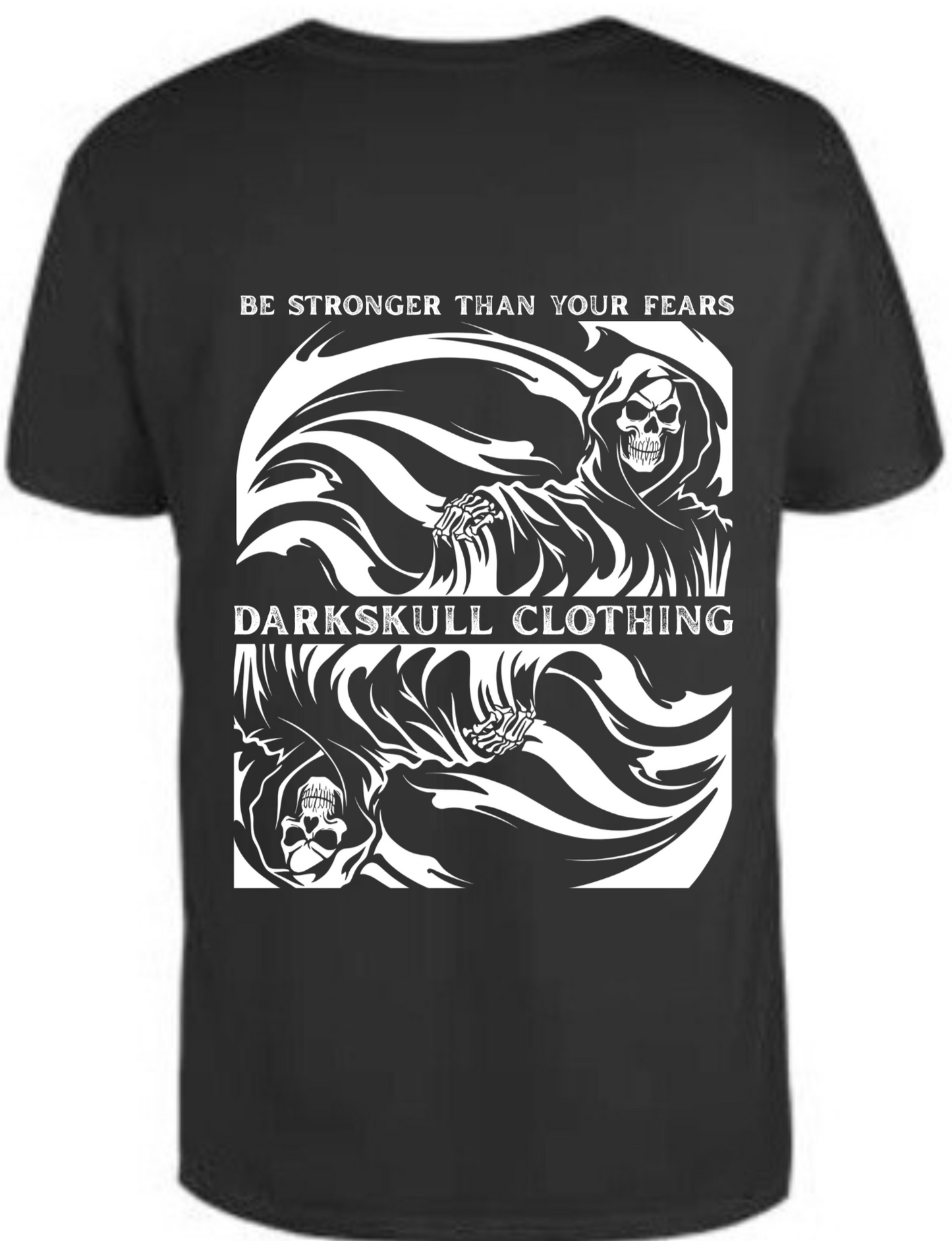 Be stronger than your fears Black T shirt