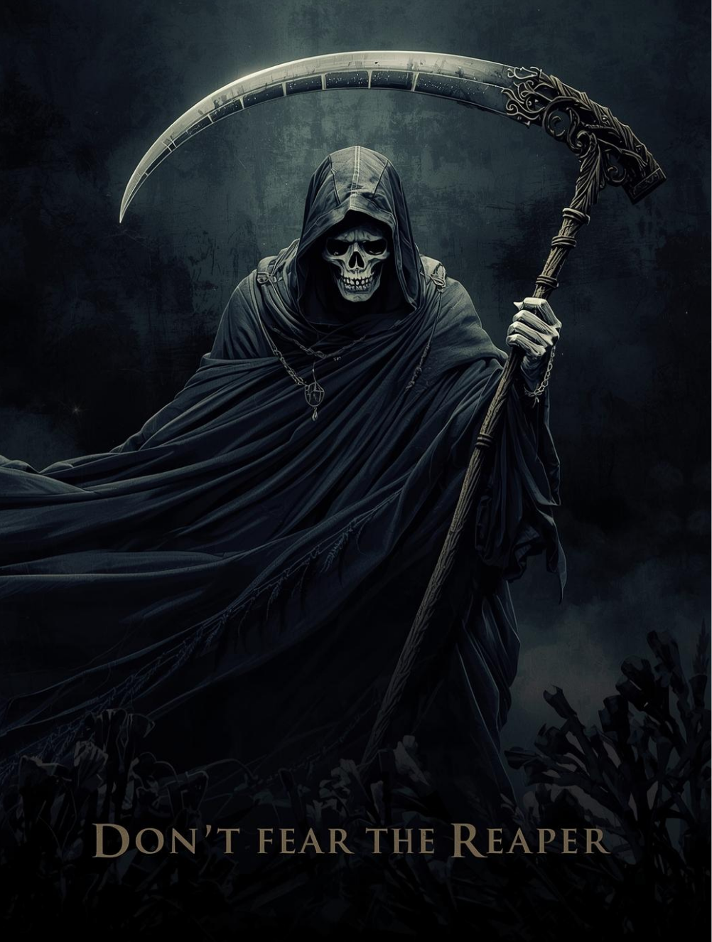 DON'T FEAR THE REAPER- PRINT – DARKSKULL CLOTHING