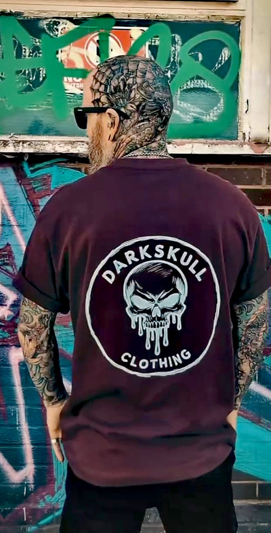 Drippy skull T-shirt