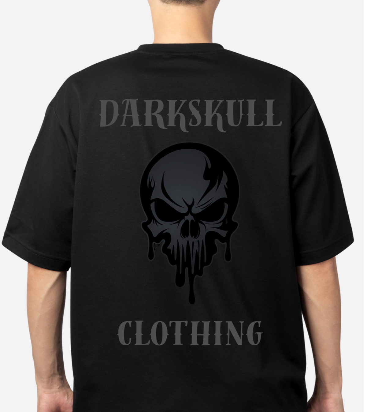 Skull t shirt in black