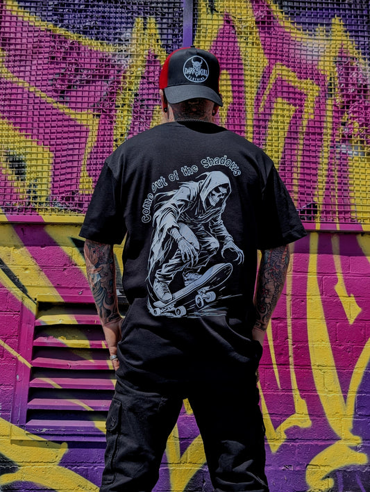 Come out of the shadows Black T-shirt