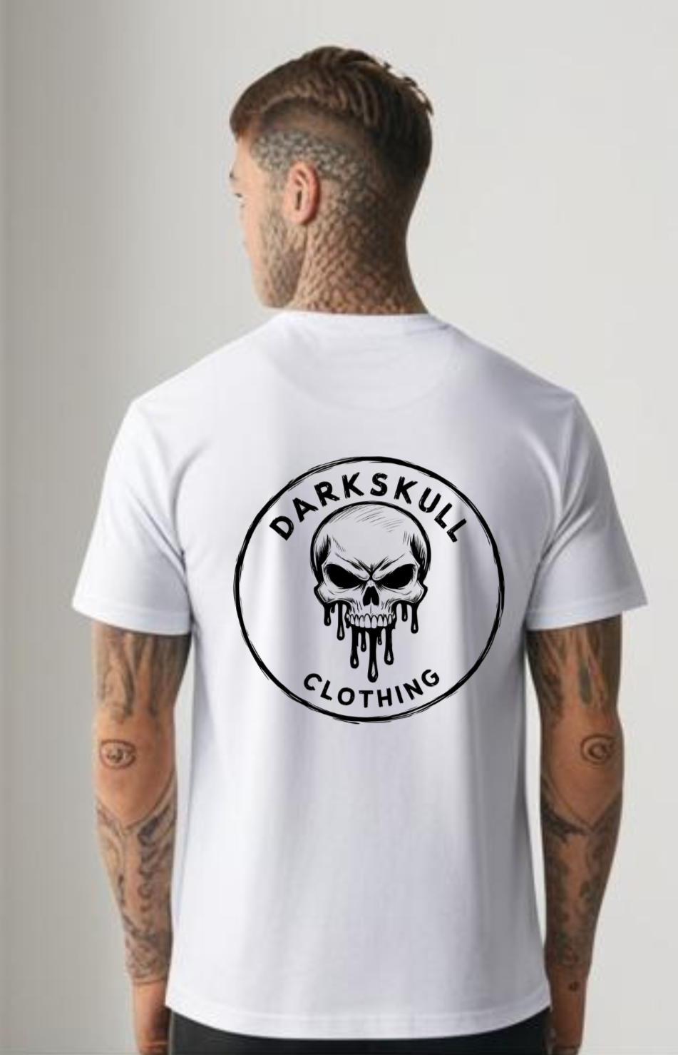 Skull T-shirt in white